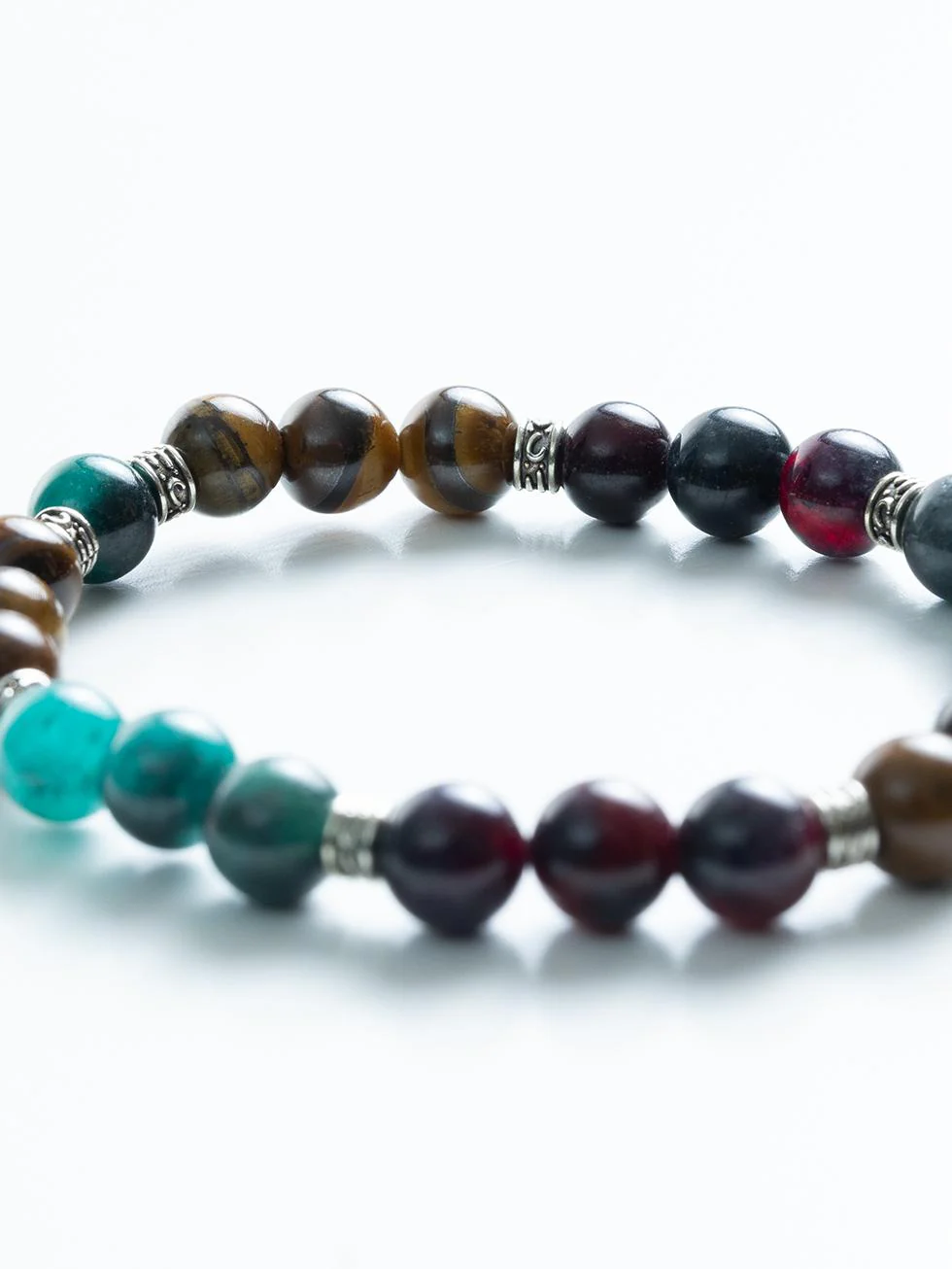 PULSERA PIEDRAS MARRÓN VERDE - Image 3