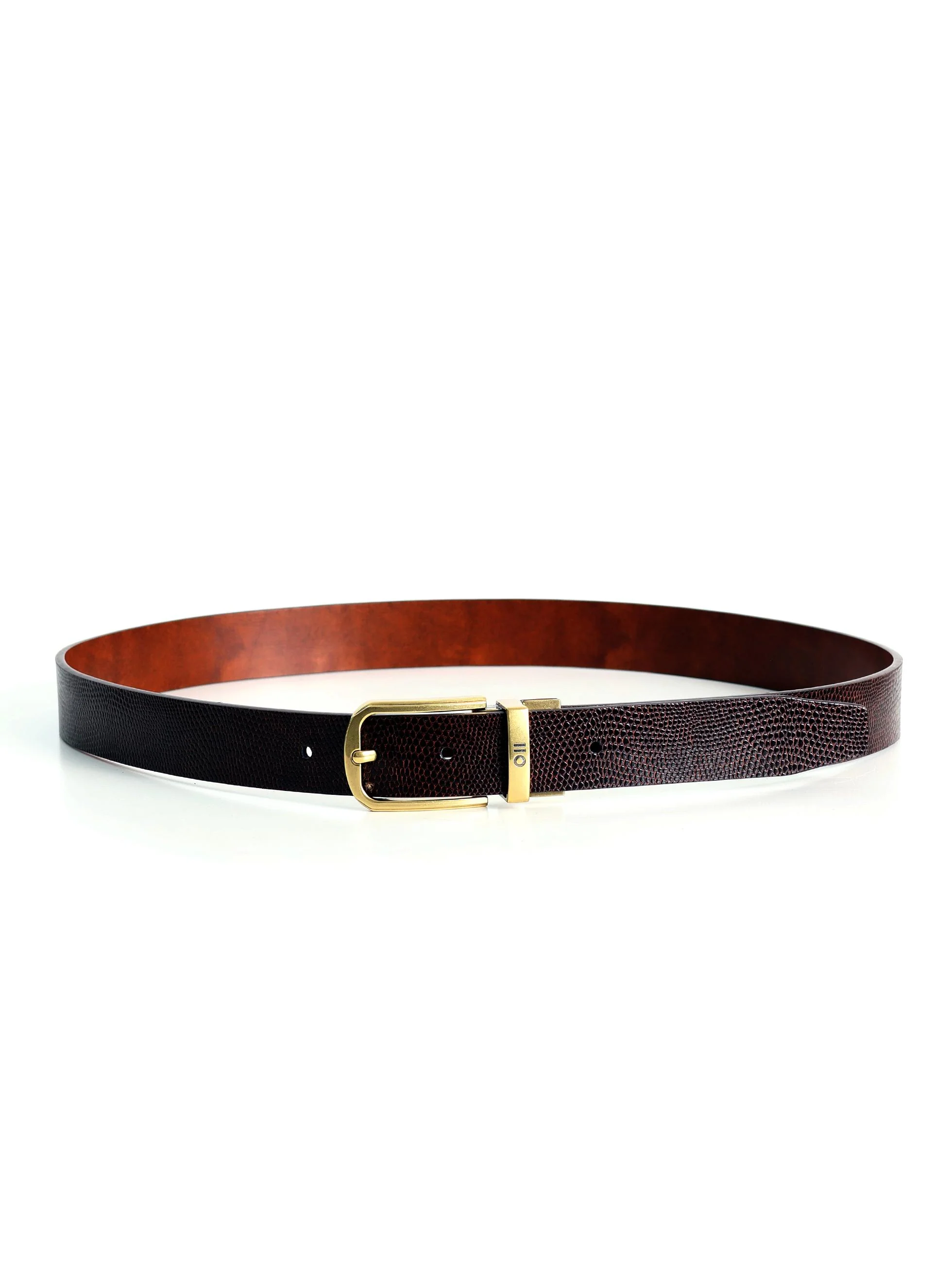 CINTURON PIEL REVERSIBLE MARRÓN - Image 3