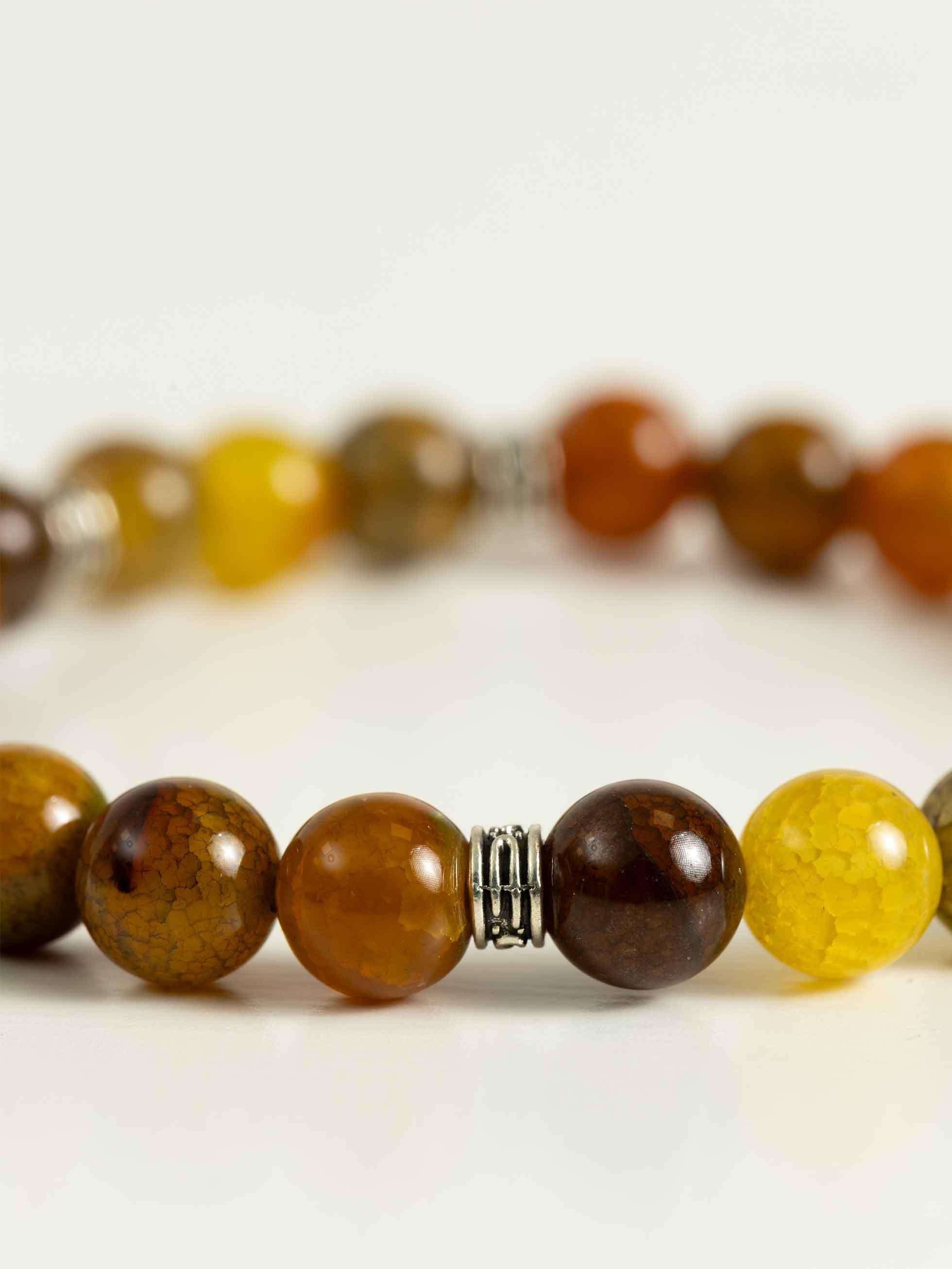 PULSERA PIEDRAS MARRÓN AMARILLA - Image 3