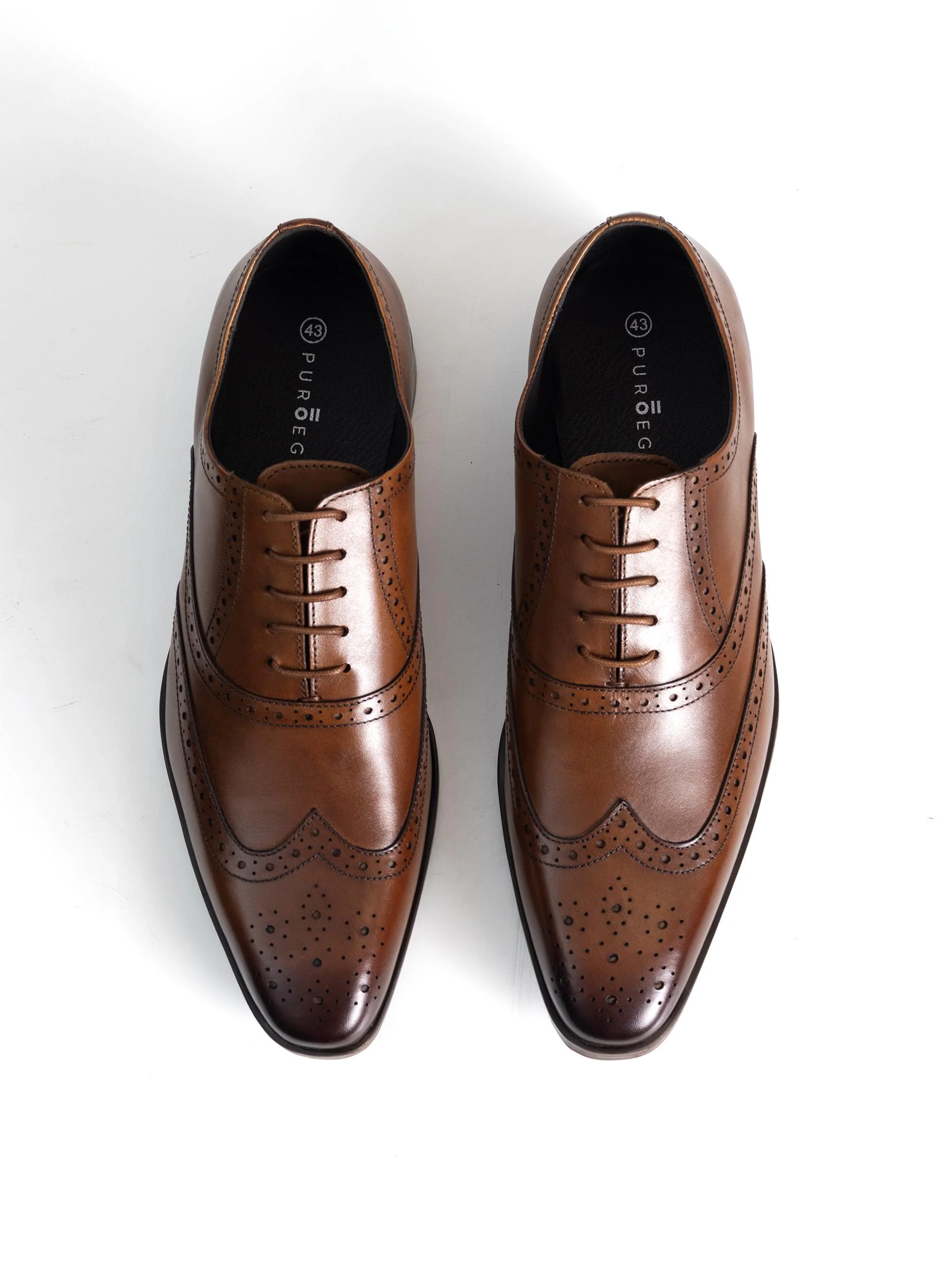 ZAPATO OXFORD FULL BROGUE MARRÓN - Image 4