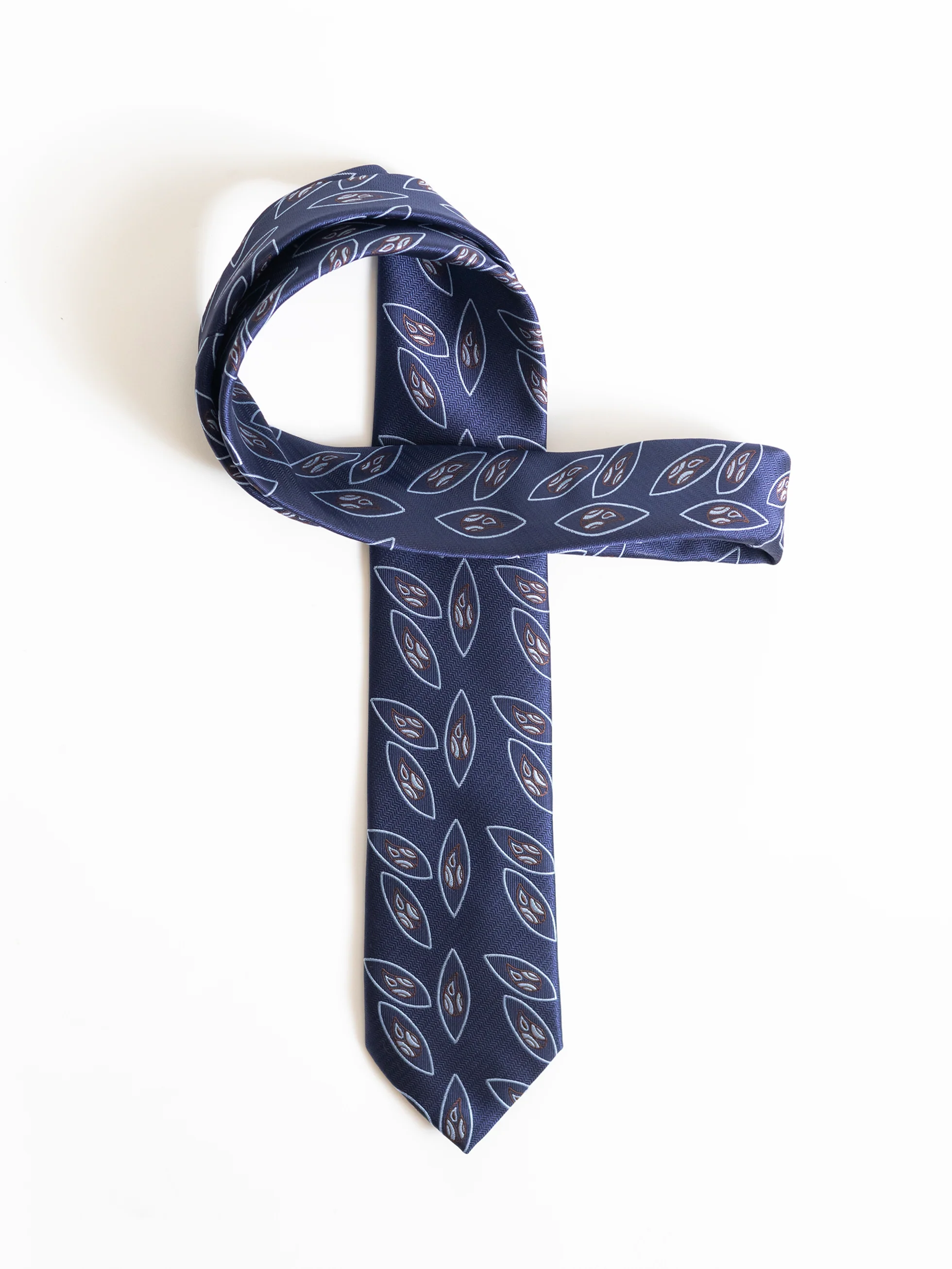 CORBATA MOTIVOS ABSTRACTOS MARINO - Image 3