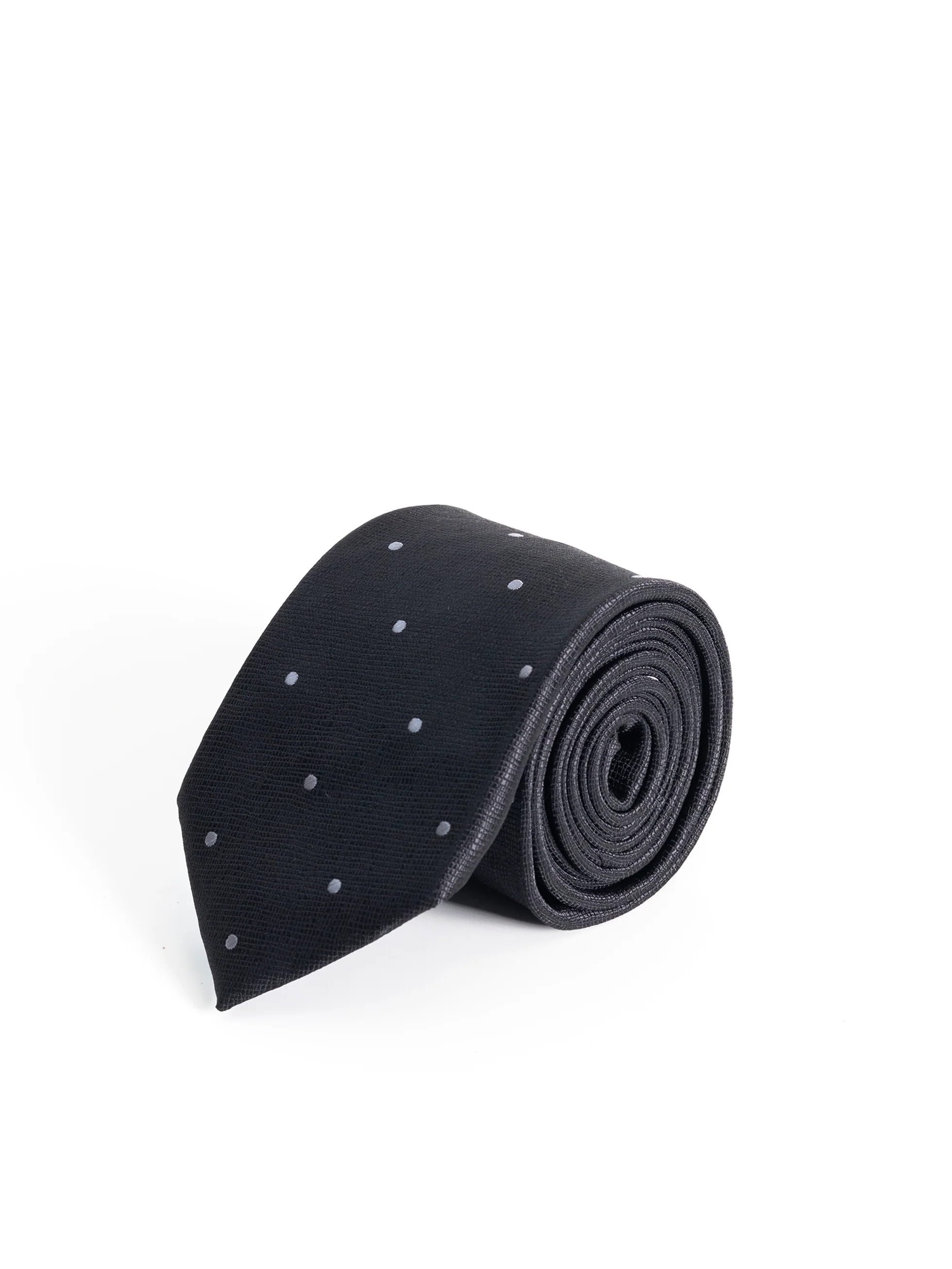 CORBATA LUNARES NEGRA