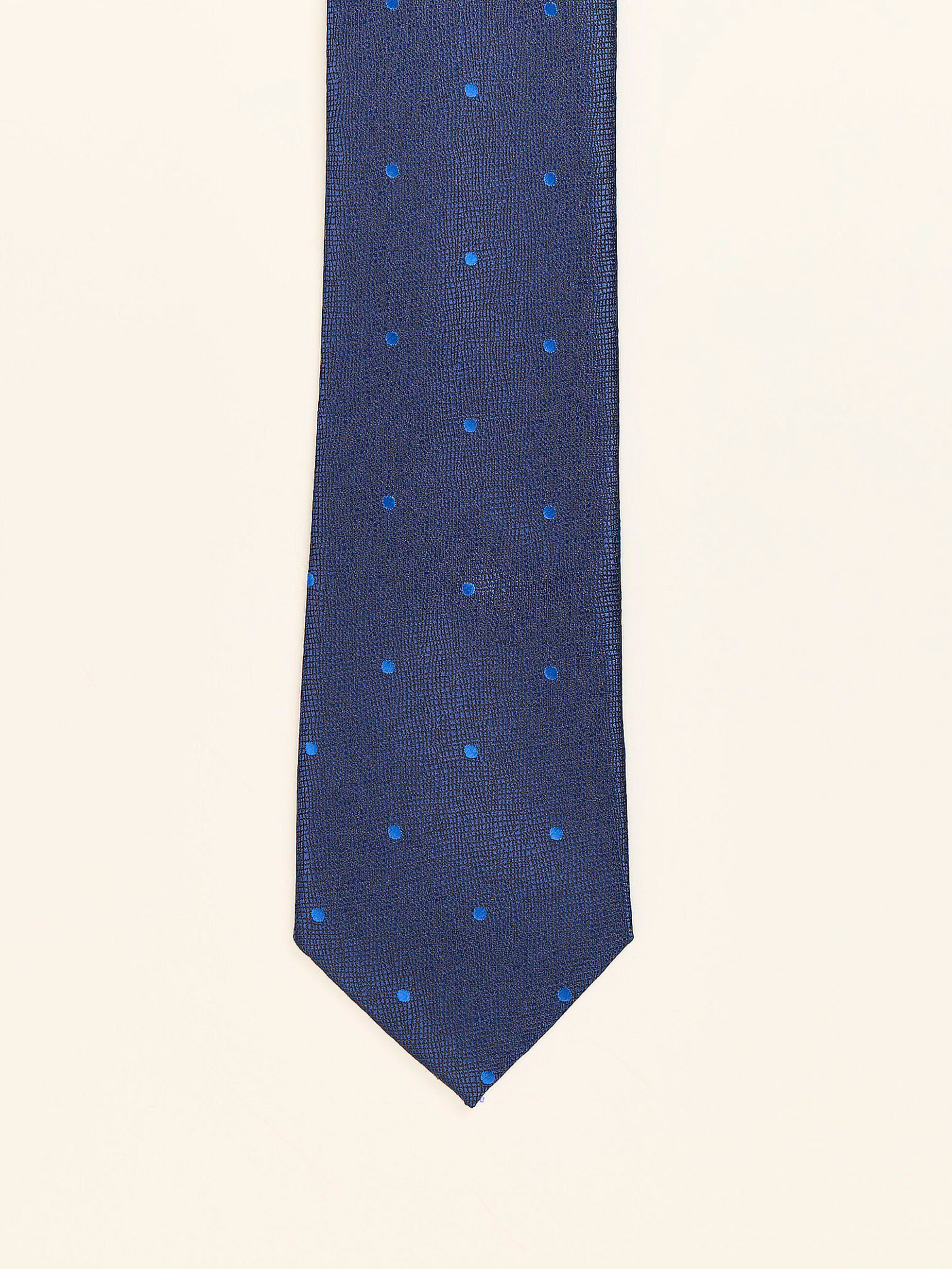 CORBATA LUNARES AZUL NOCHE