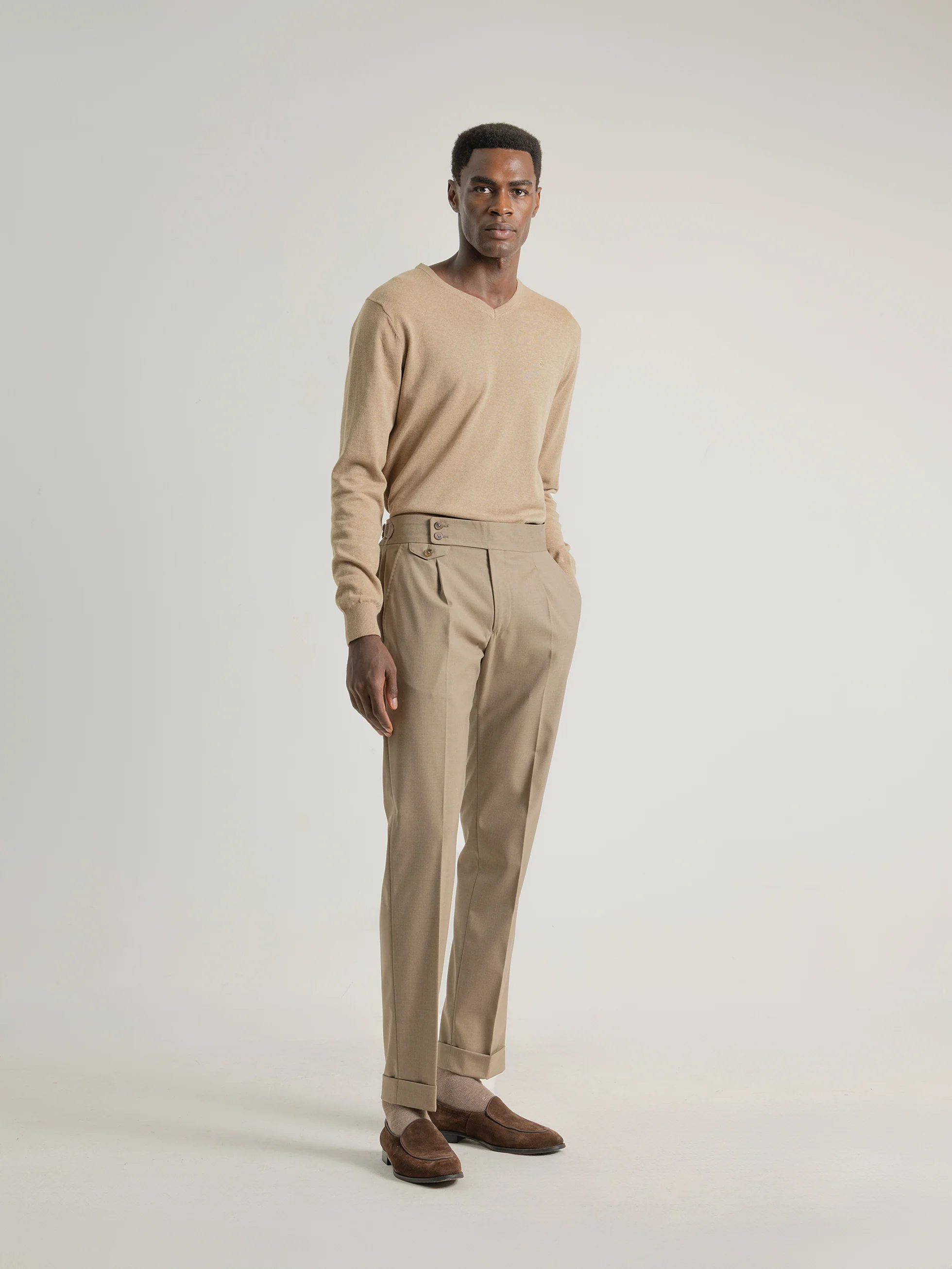 PANTALON ALTO TOSTADO