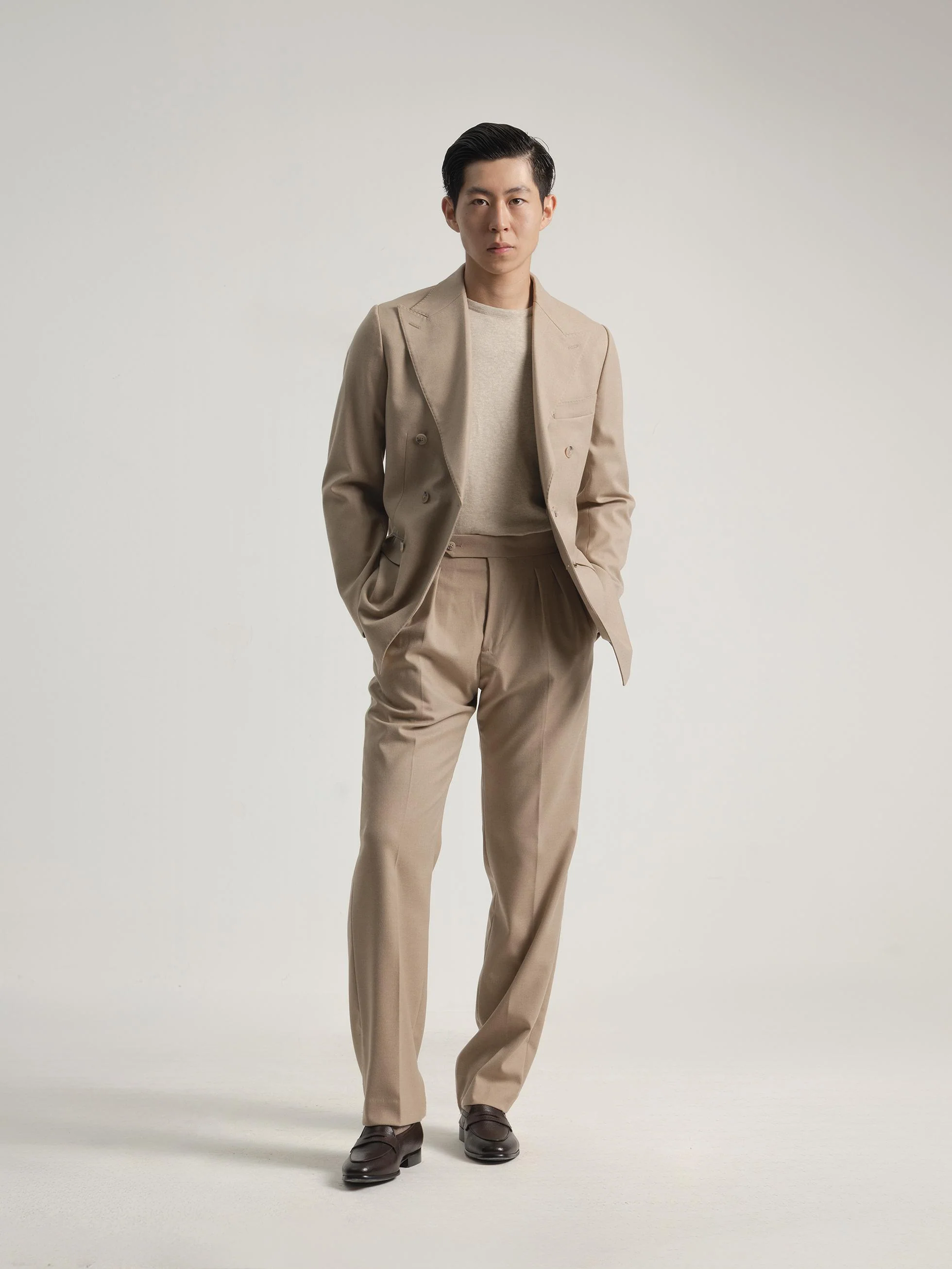 PANTALON ALTO RELAXED FIT TOSTADO - Image 4