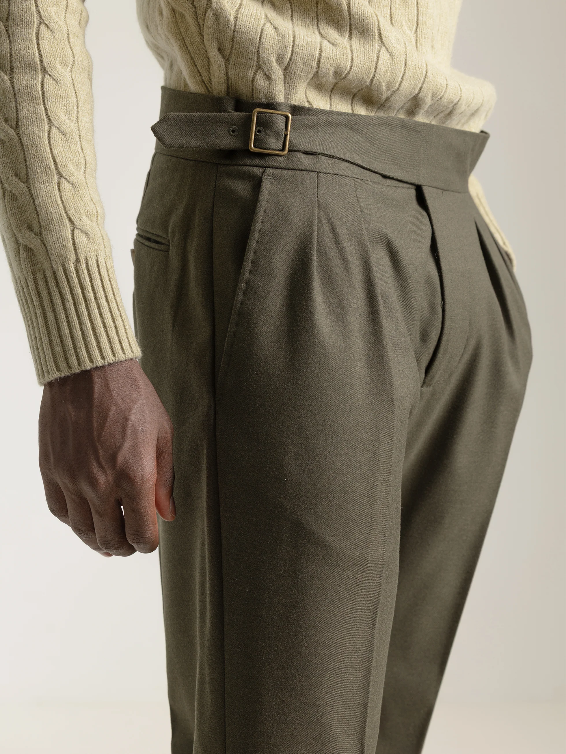 PANTALON GURKHA VERDE OSCURO - Image 2