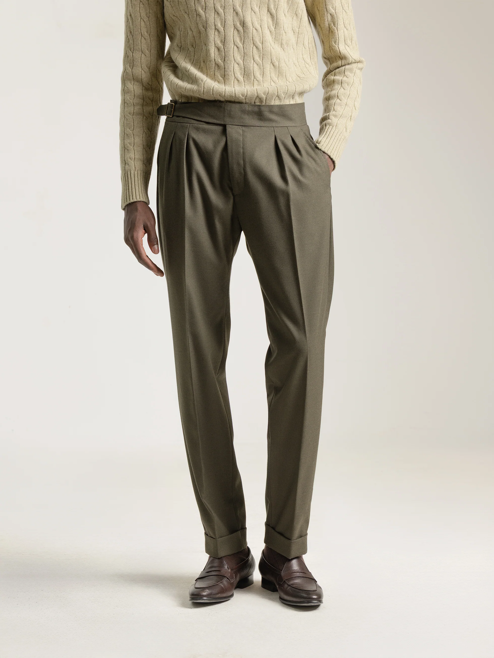 PANTALON GURKHA VERDE OSCURO - Image 3