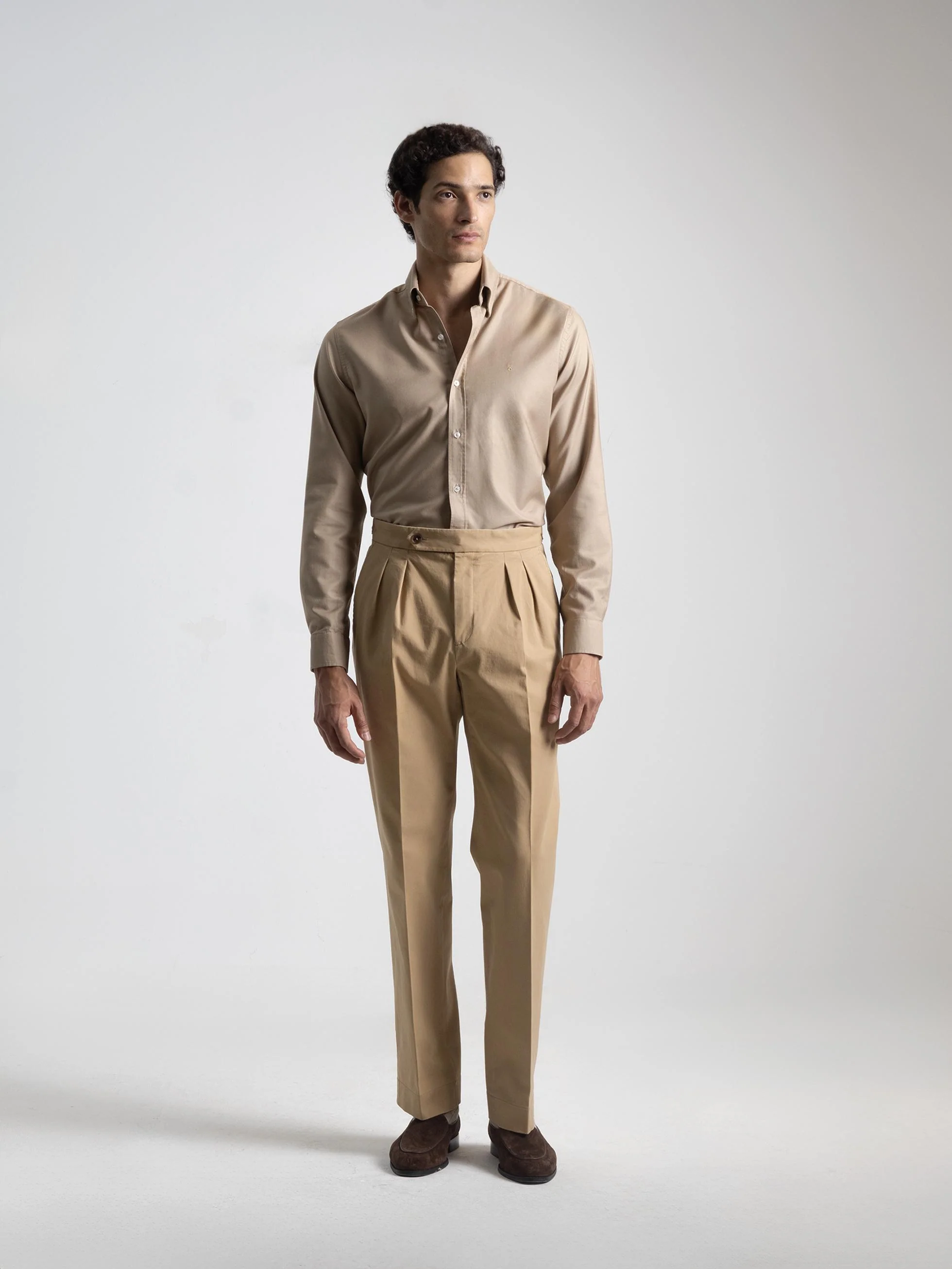 PANTALON RELAXED FIT BEIGE