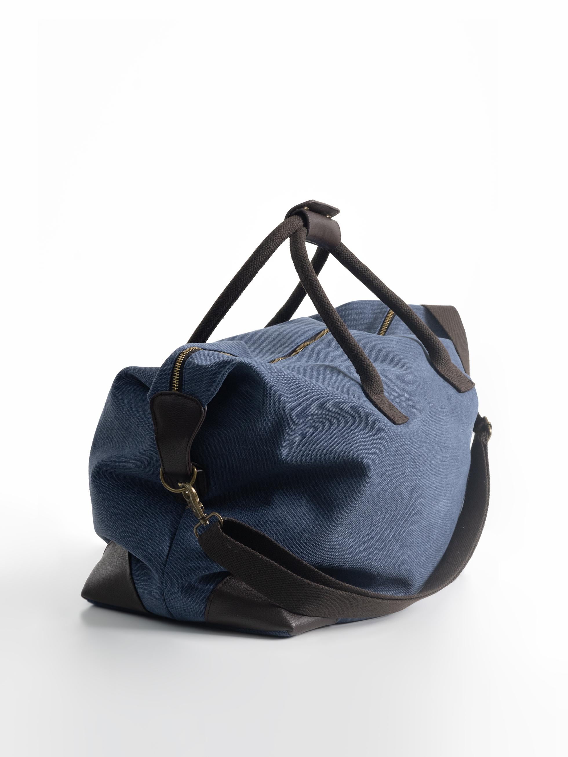 BOLSO DE VIAJE AZUL ÍNDIGO - Image 3