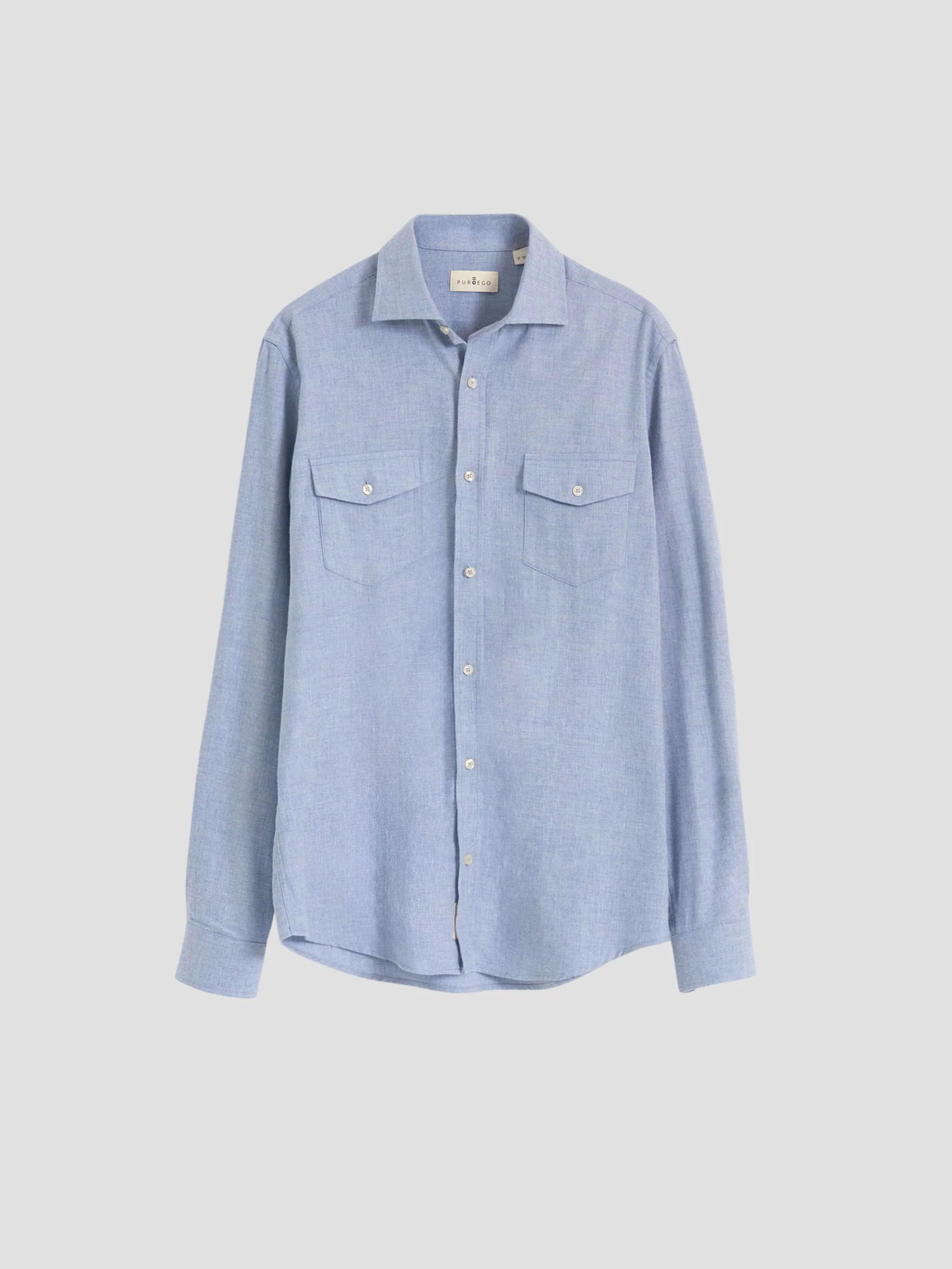 CAMISA BOLSILLOS AZUL CLARO - Image 5