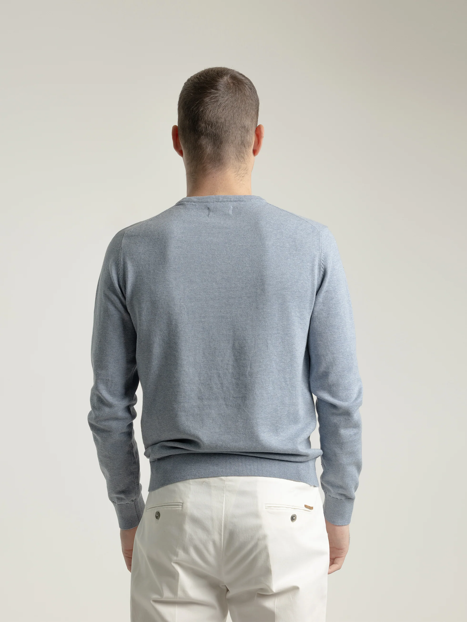JERSEY ALGODÓN CUELLO REDONDO AZULINA - Image 4