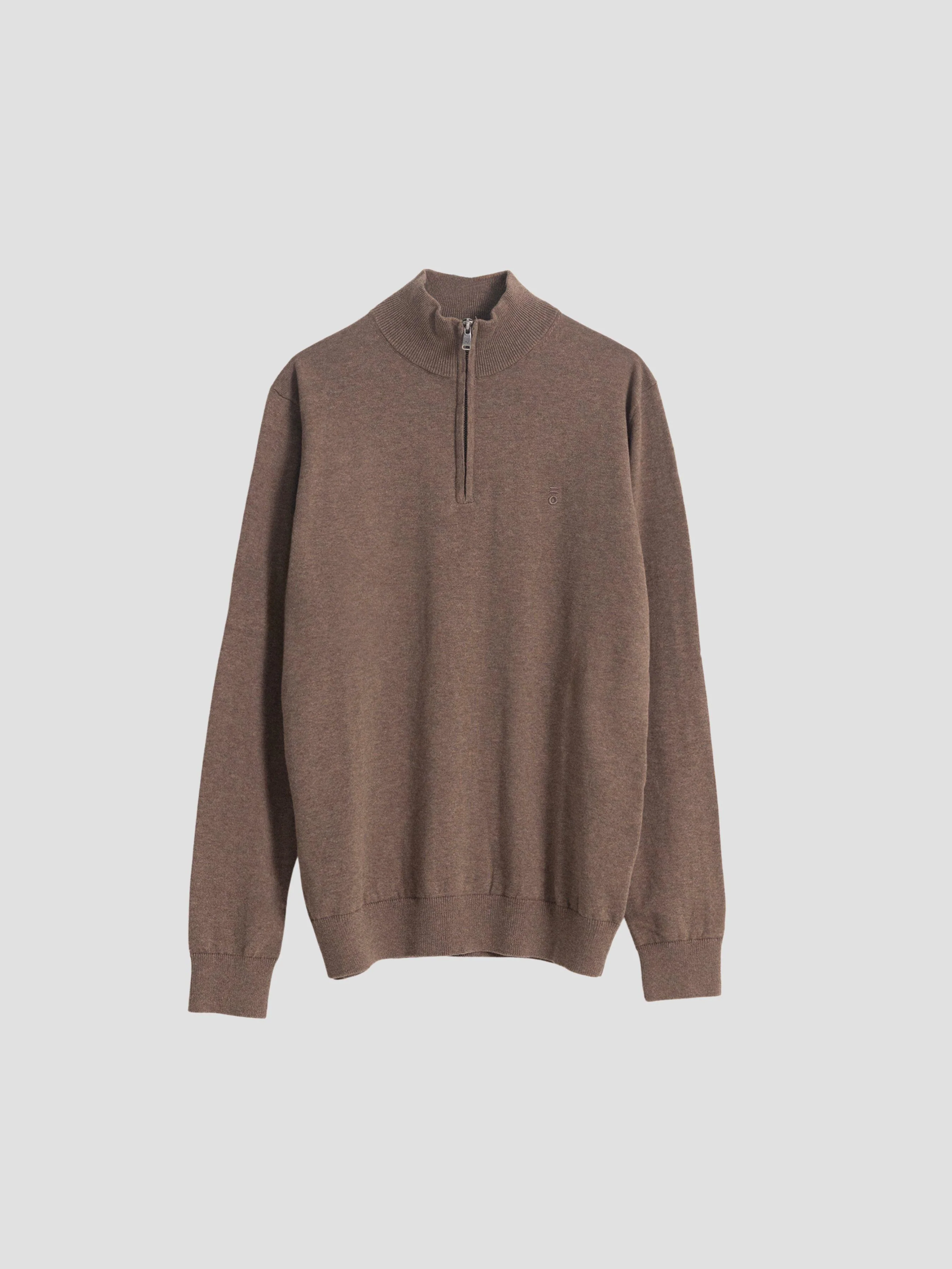 JERSEY CUELLO MOCK CREMALLERA TIERRA - Image 5