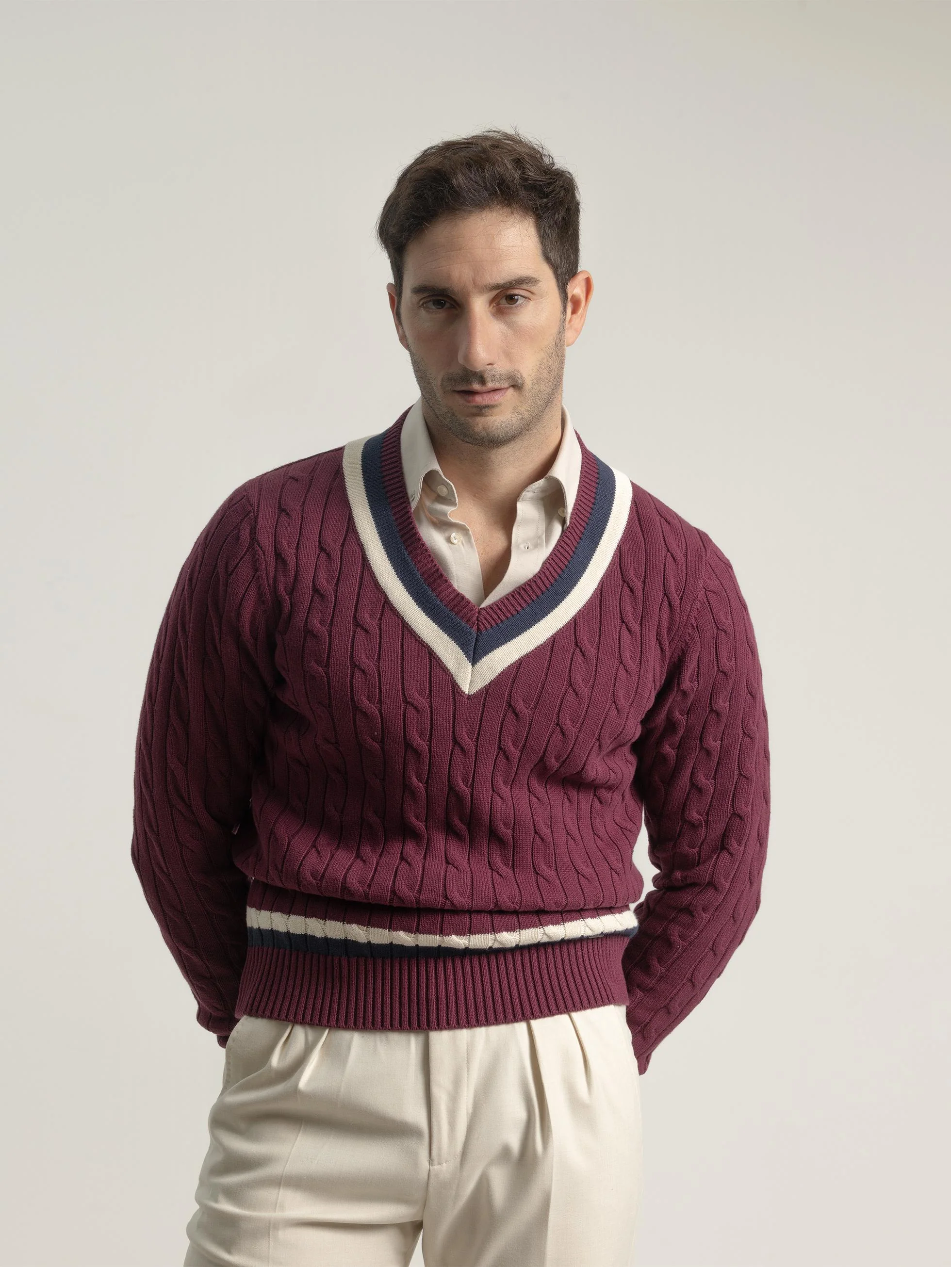 JERSEY UNIVERSITY CRICKET BURDEOS - Image 3