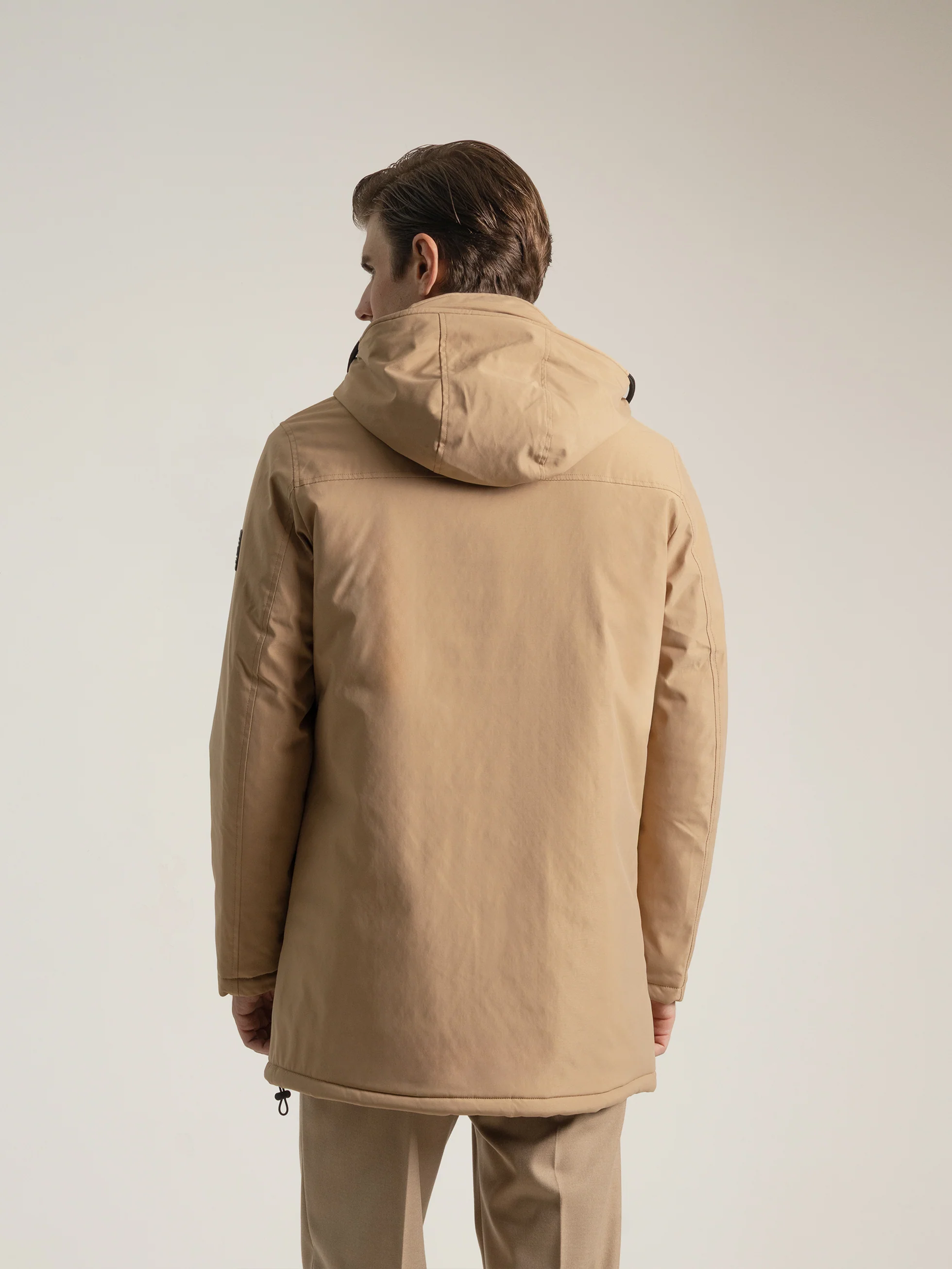 PARKA TÉCNICA CAPUCHA OCRE - Image 4