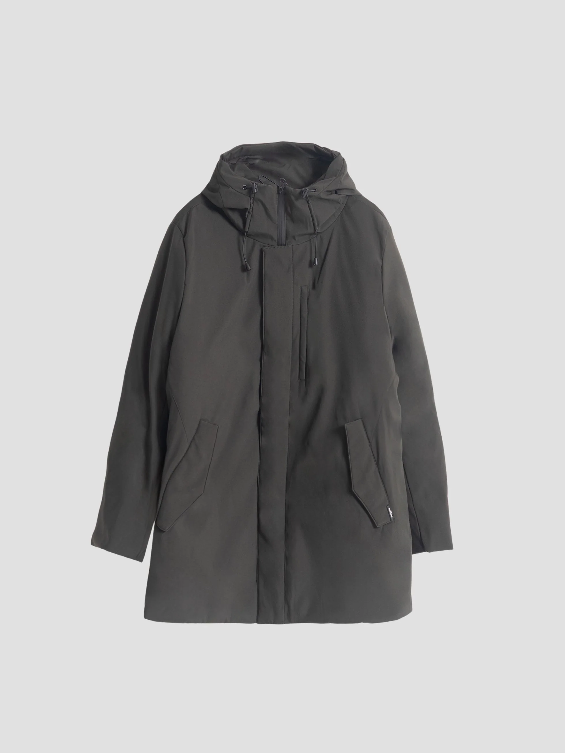 PARKA TÉCNICA CAPUCHA VERDE OSCURO - Image 5