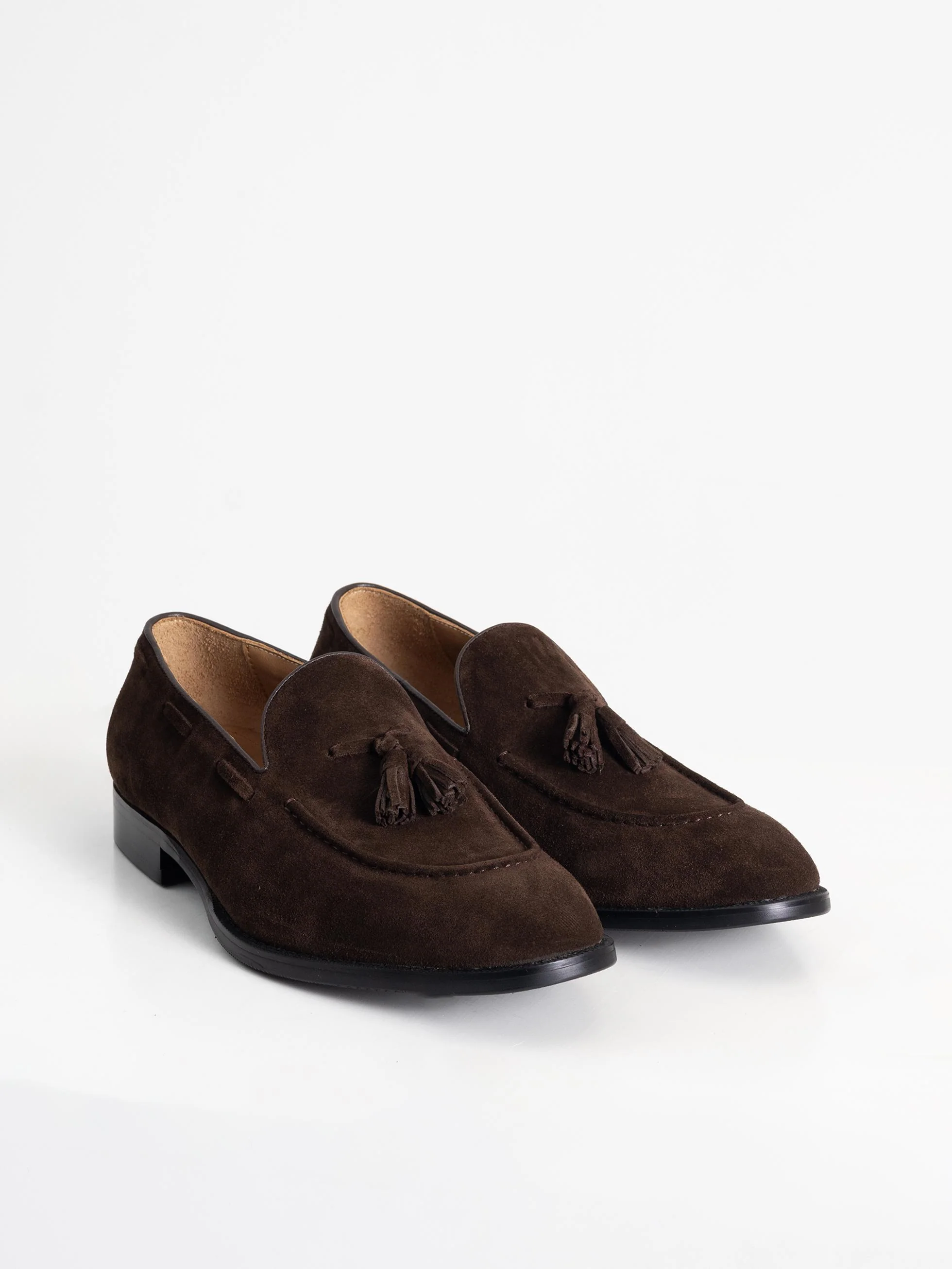 MOCASÍN BORLAS SERRAJE MARRÓN OSCURO - Image 3
