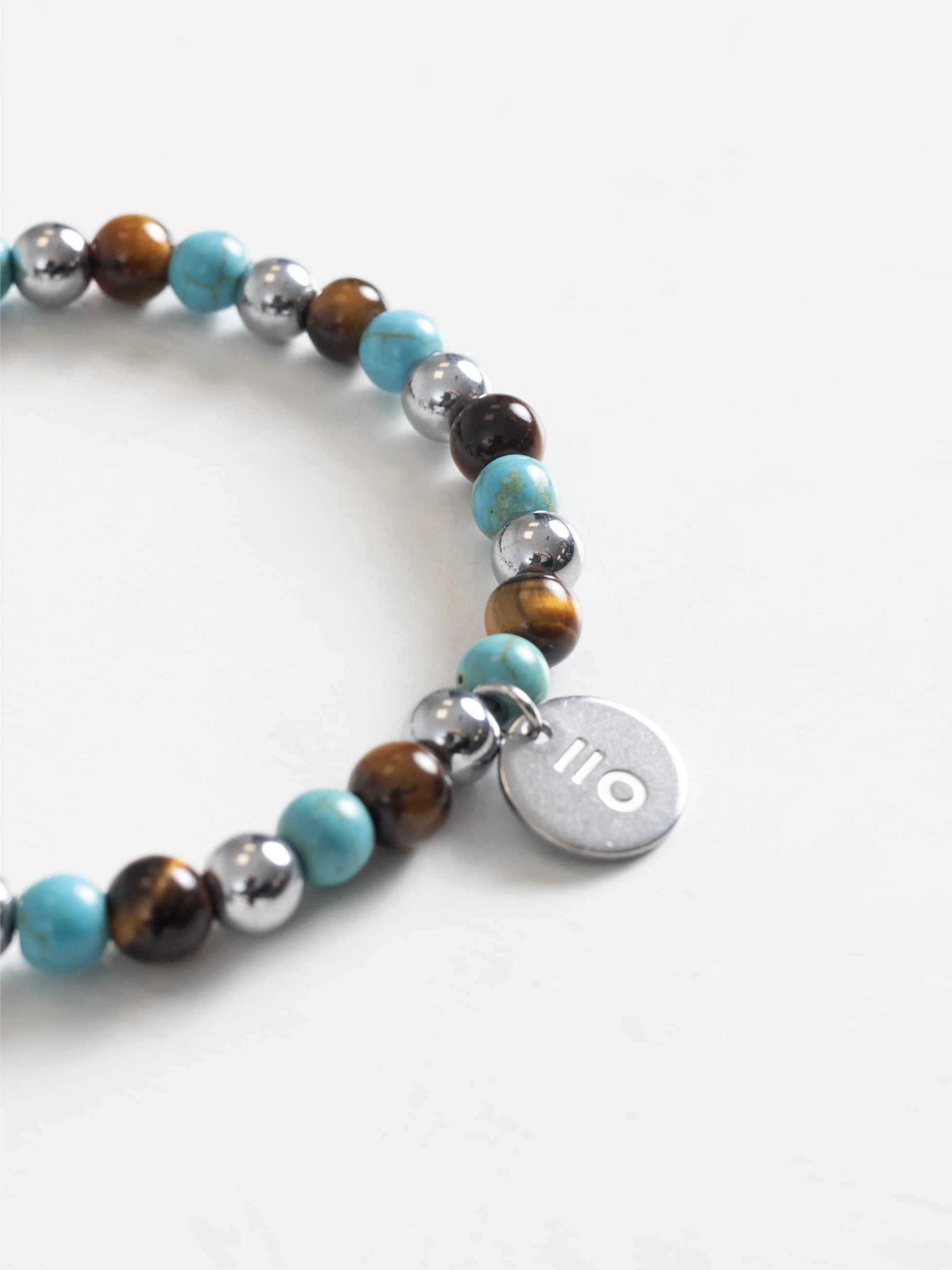 PULSERA PIEDRAS AZUL TURQUESA