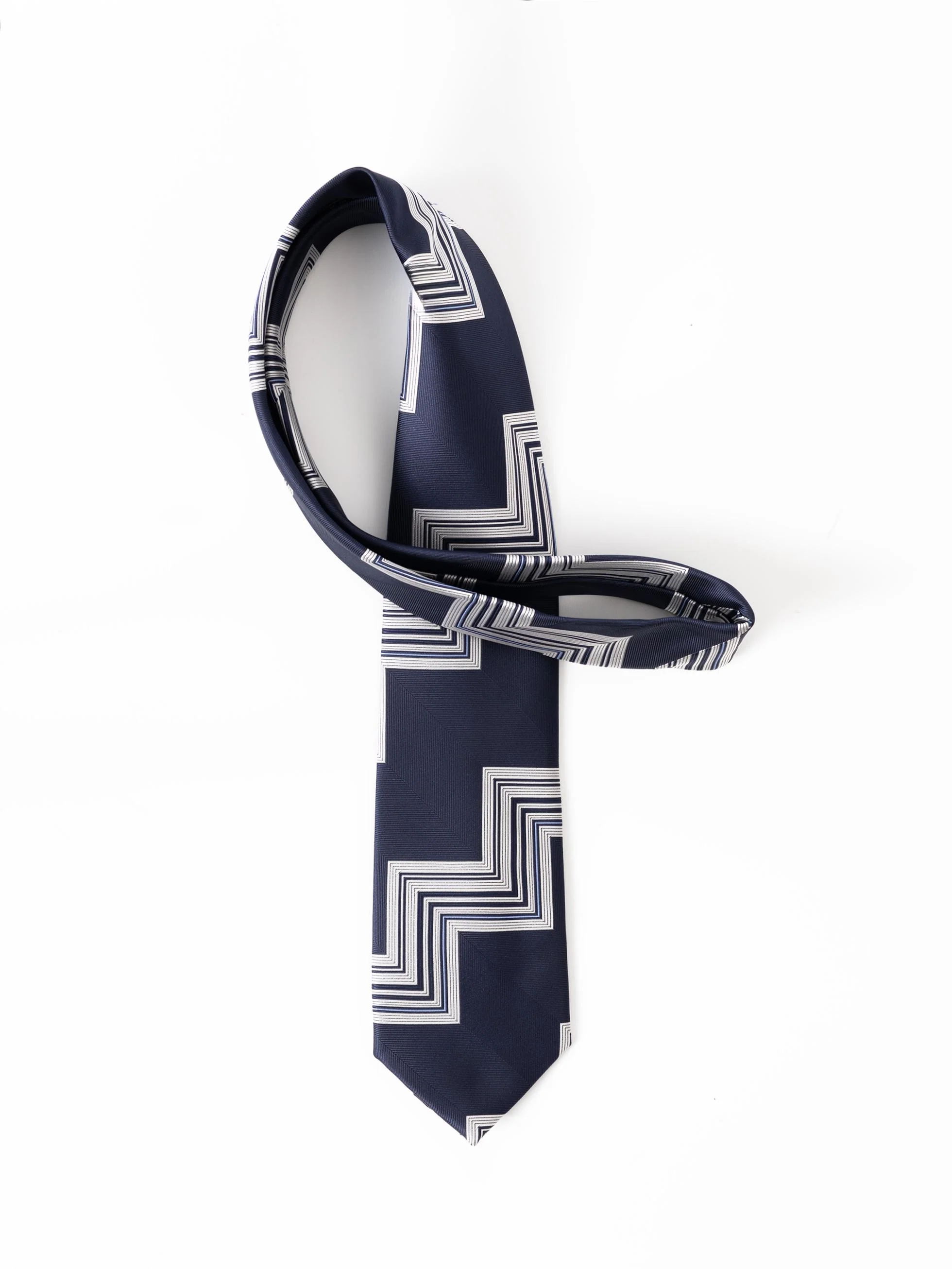 CORBATA MOTIVOS ABSTRACTOS MARINO - Image 2