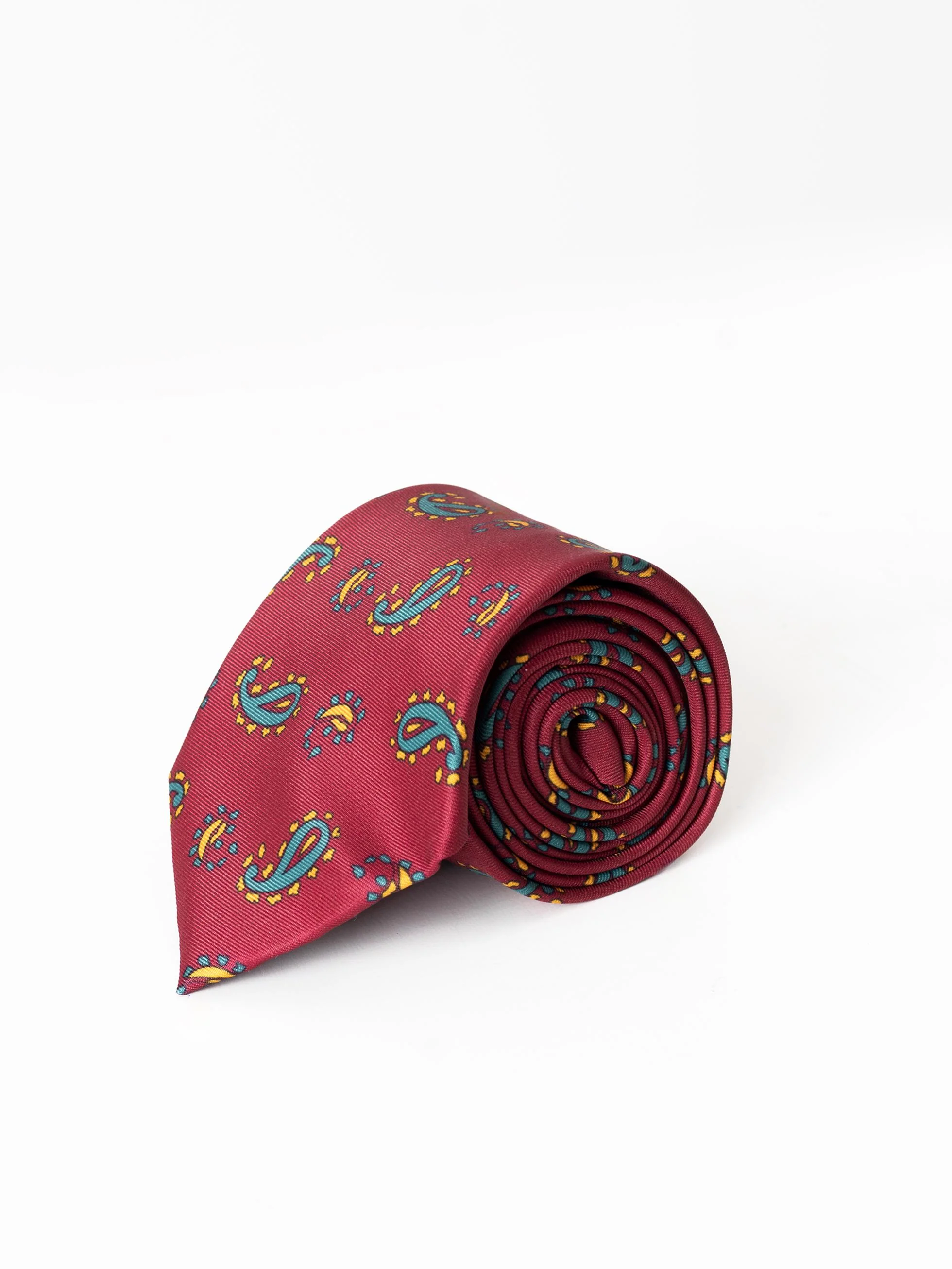 CORBATA PAISLEY ROJA