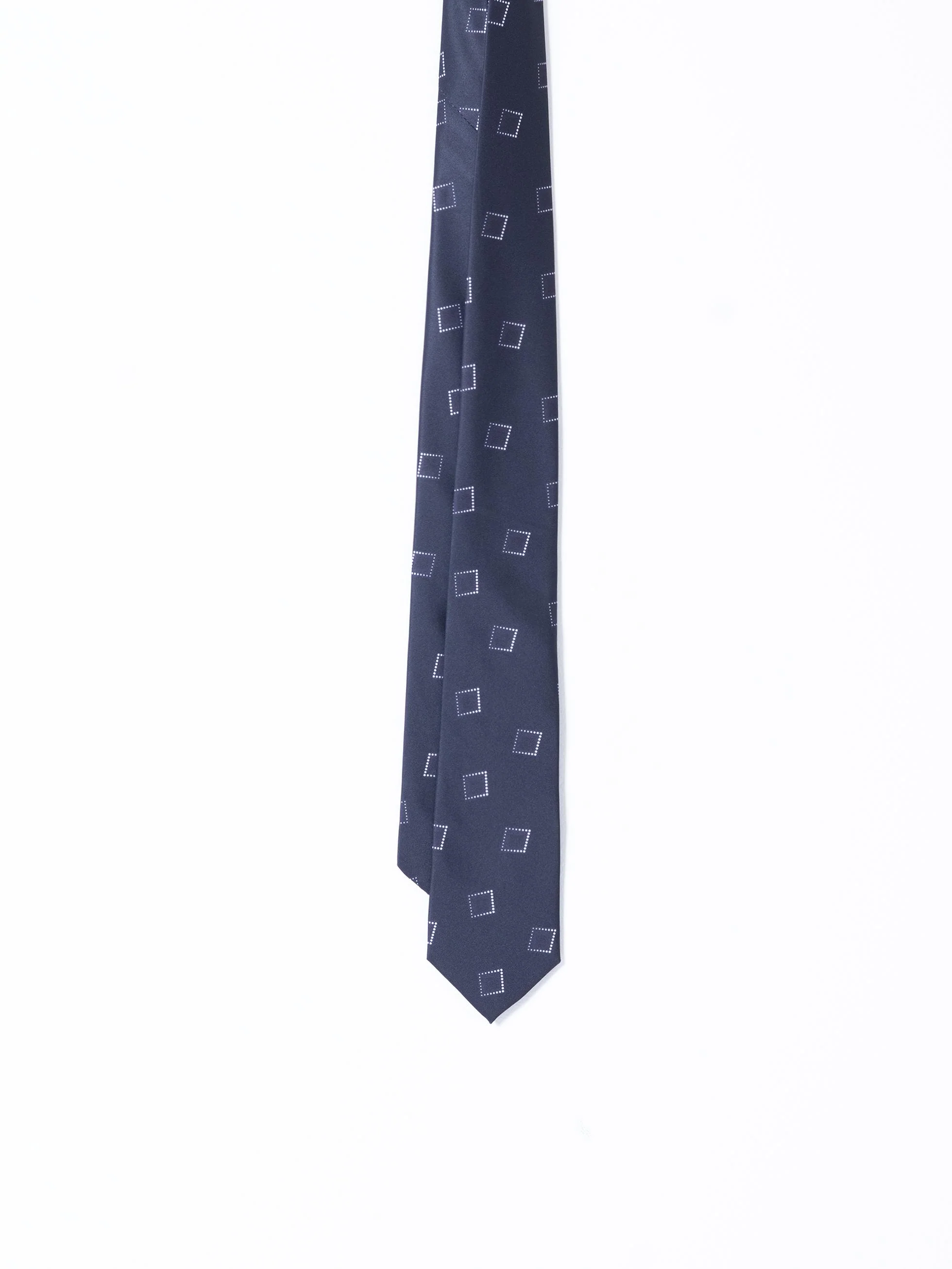 CORBATA MOTIVOS CUADRADOS AZUL NOCHE - Image 3