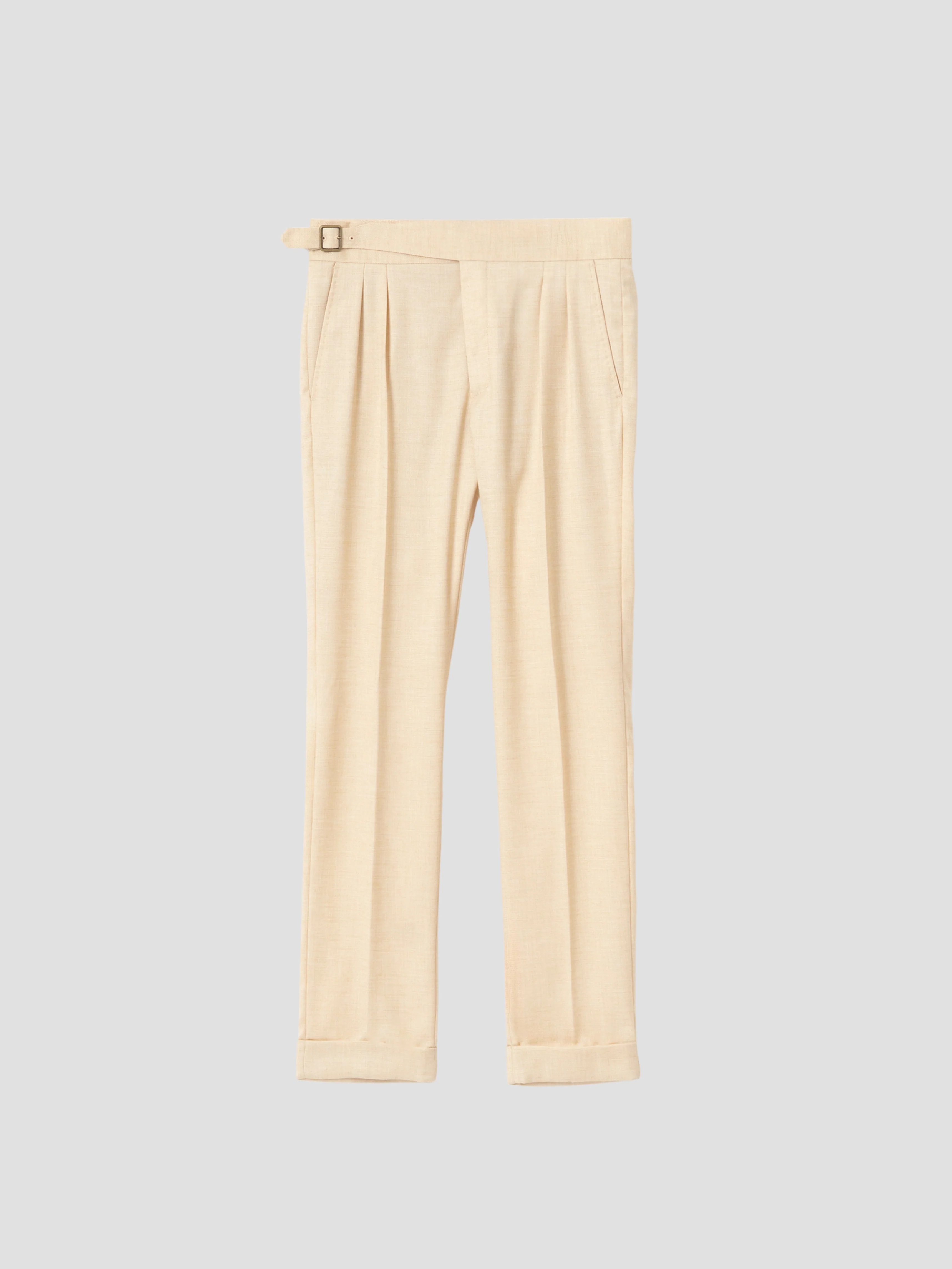 PANTALÓN GURKHA LINO VAINILLA - Image 5