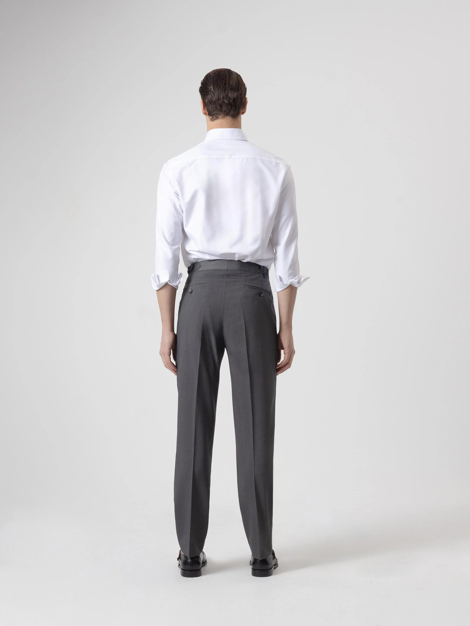 PANTALÓN ALTO RELAXED FIT GRIS OSCURO - Image 4