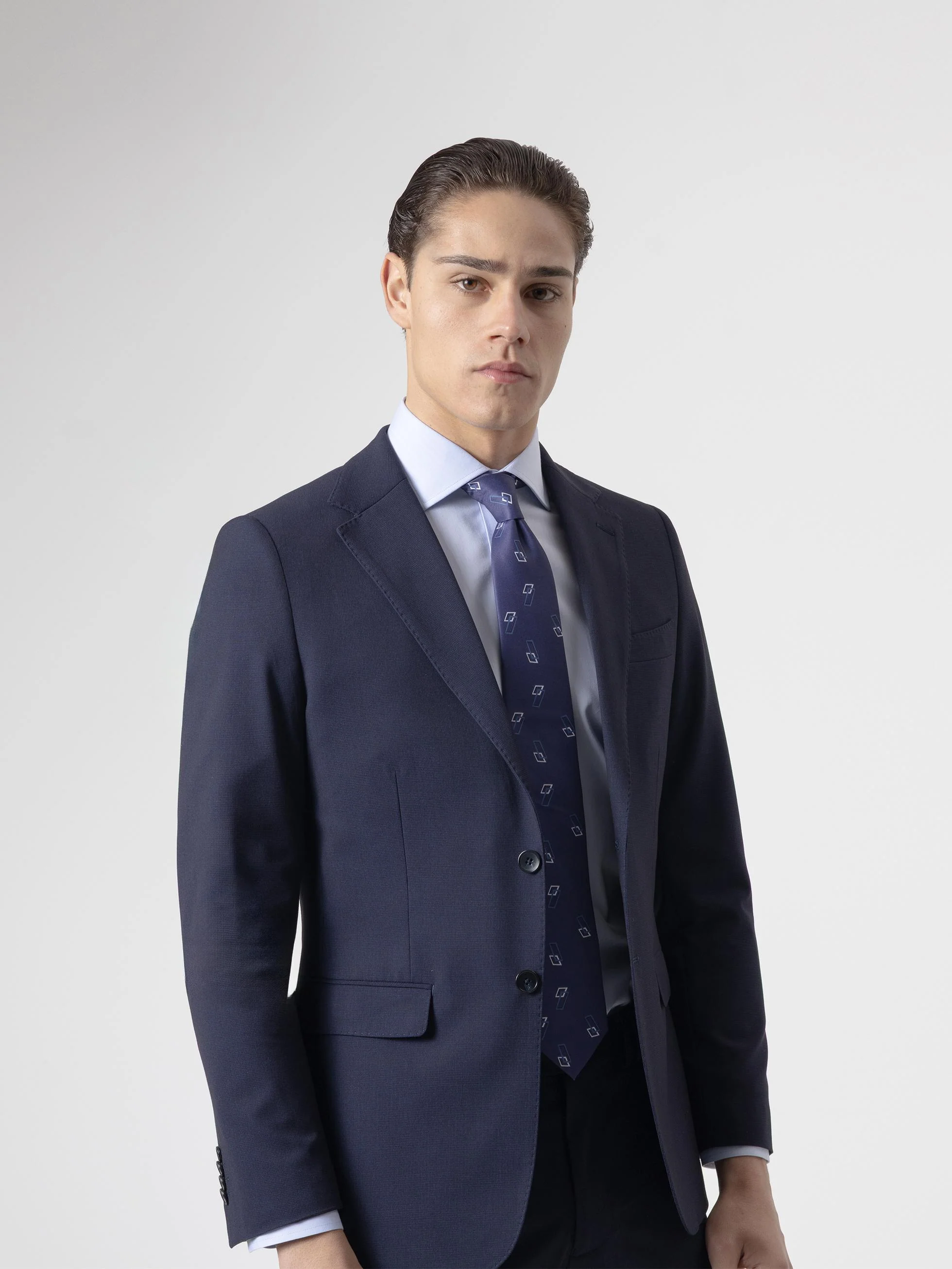 TRAJE MICRO CUADRO MARINO - Image 3
